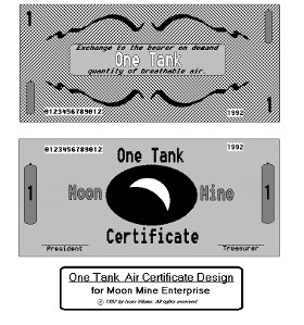 Lunar Tank Note Mockup