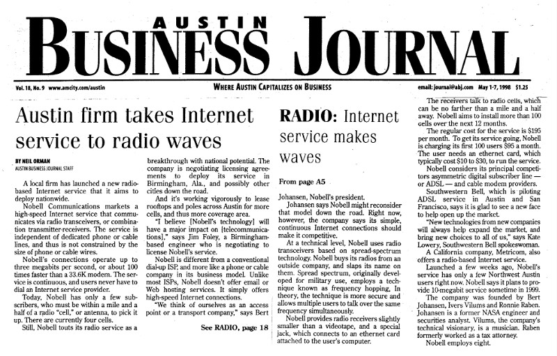 Austin Business Journal V18N09