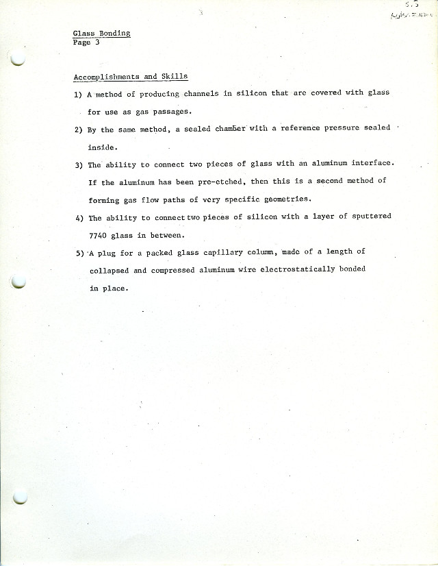 Chromatograph Project Review - Glass Bonding 03